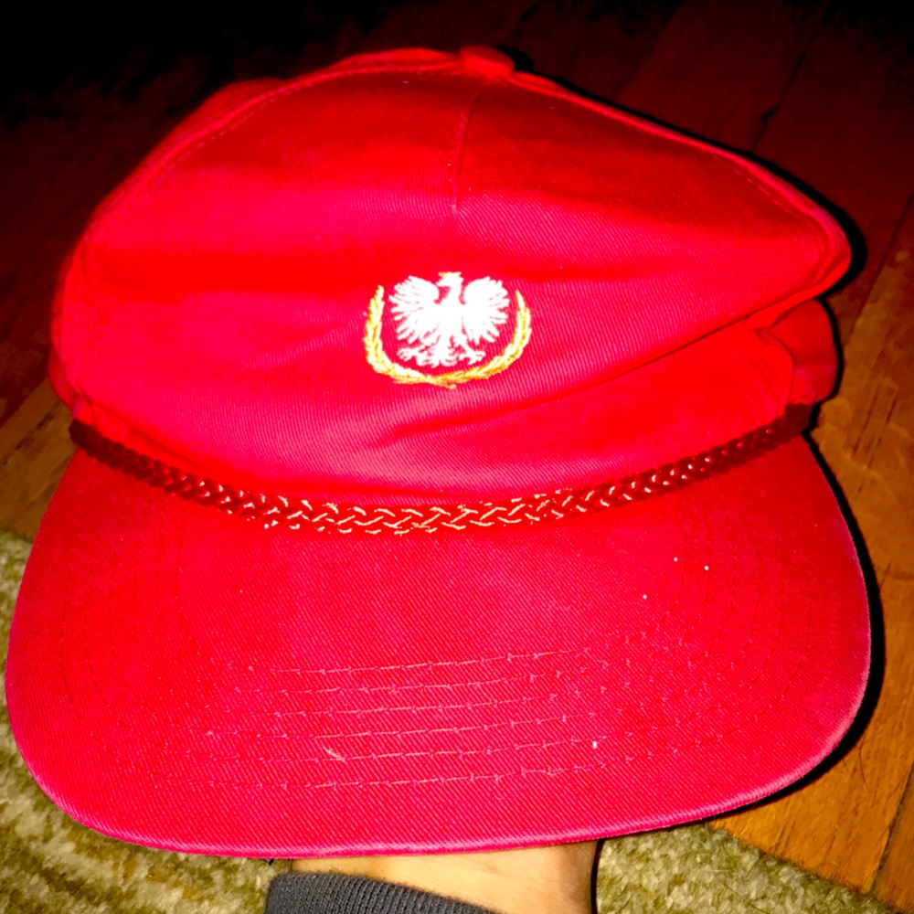 Vintage VNTG Polish Eagle / Poland Hat